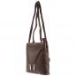 Preview: ALPENLEDER | Damen-Handtasche  MACHU PICCHU (schokobraun) 4717-s